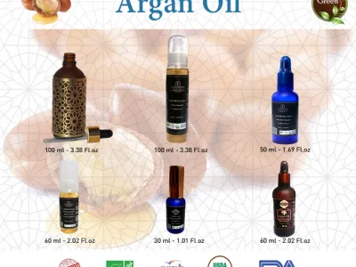 Huile d'argan vierge certifié BIO du Maroc
