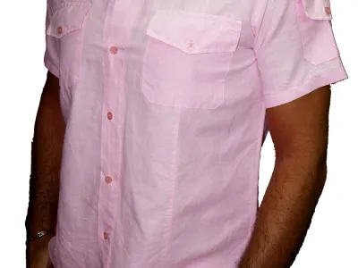 CHEMISE MANCHE COURTE SAM ROSE 