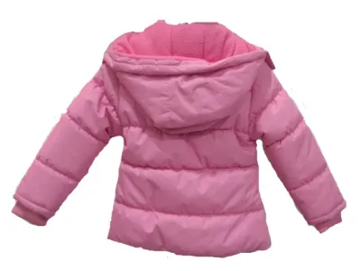 Doudoune fille fleurie avec capuche 3,90 € HT/unité 