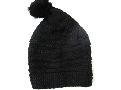 Bonnet hiver pompom Ref 6370/ 0.80€ht/unité