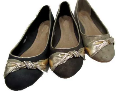 Ballerine ruban doré  3,95 € HT/unité