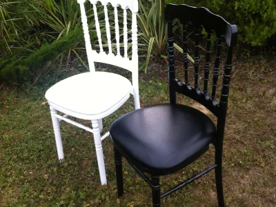 Chaises Napoléon laquées