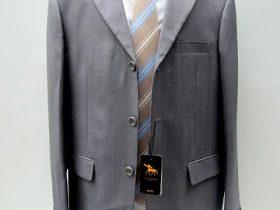 COSTUMES HOMME GRIS CLAIR REF 2165 26€ HT 