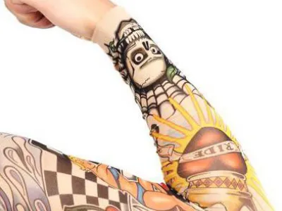 Manches faux tatouage
