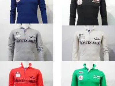 LOT DE 6 POLO MONTE CARLO OFFICIAL