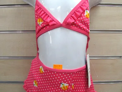 Maillot de bain fille à motifs 3 piéces 2,95 € HT/unité  Référence : 4212