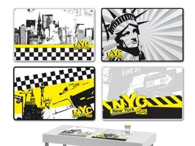 NYSET01 : Lot de 4 set de table prix : 0.85€