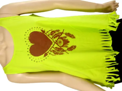 Débardeur flower power 2,90 € HT/unité