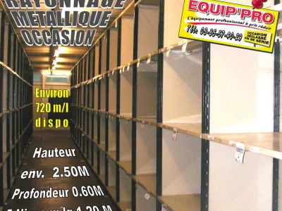 Rayonnage métallique occasion