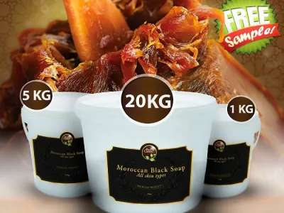 Savon noir marocain parfumée