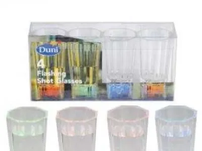 Verres apéritif lumineux