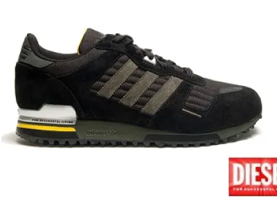 Les chaussures de sport DIESEL ADIDAS ZX700 en destockage chez footloose-vintage