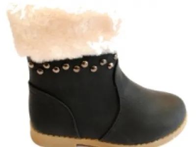 Bottines fourrées cloutées pour enfant