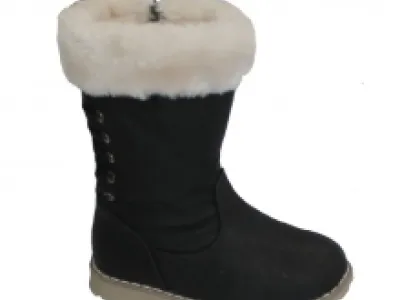Bottines fourrées avec lacet