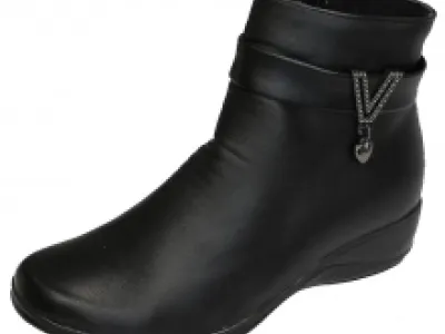 Bottines femme à talon compensé