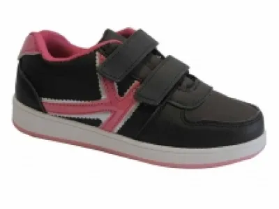 Baskets bicolores avec double scratch