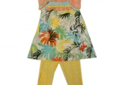 Ensemble hawaïen pour fille