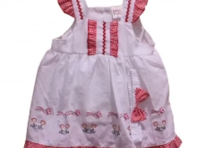 Ensemble robe et bandeau pour bébé fille