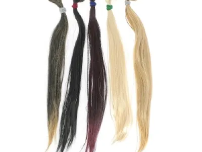 Extension queu de cheval avec pince crabe pour cheveux