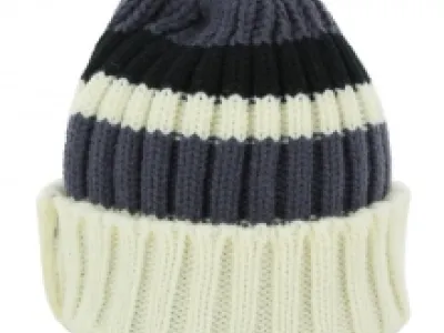 Bonnet strié très tendance