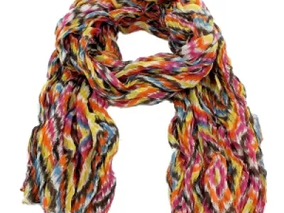 Écharpe multicolore en vogue