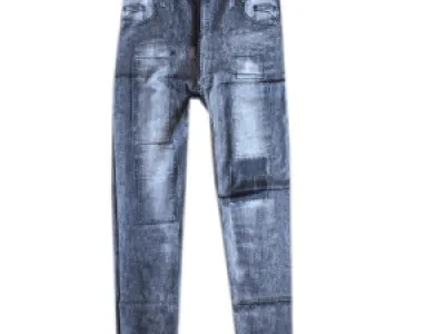 Leggings jeans avec empiècement