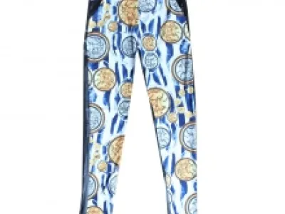 Leggins en deux tons avec motif monnaie