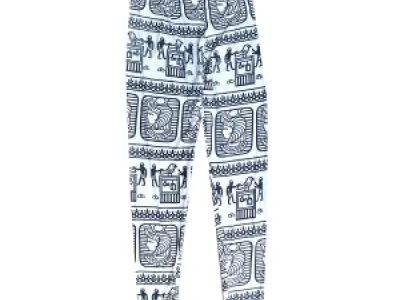 Leggins imprimés hieroglyphes
