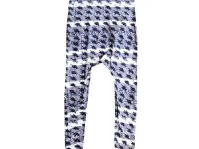 Leggins sarouels avec motif pied-de-poule