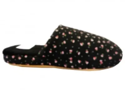 Pantoufles à pois imprimées fantaisie