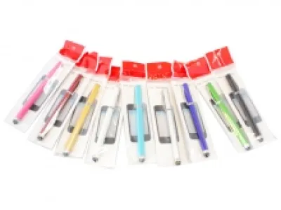 Stylo avec stylet pour écran tactile