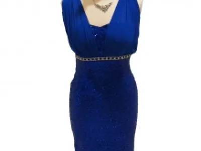 Robe de soirée pailletée très chic