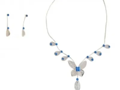 Parure fantaisie très chic ornée de pierres