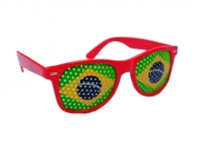 Lunettes de soleil drapeau brésilien