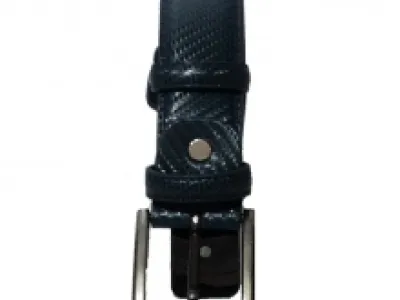 Ceinture reptile en cuir avec boucle ardillon
