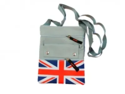Sac bandoulière avec motif du drapeau anglais