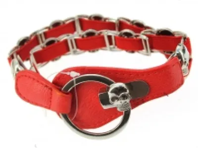 Ceinture ornée tête de mort