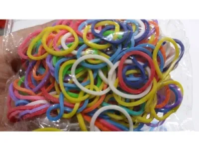 Élastiques épais multicolores