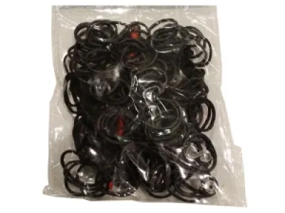 Élastiques noirs à tisser