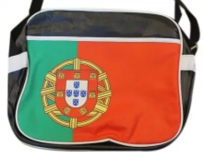Sac bandoulière avec motif drapeau portugais