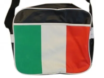 Sac bandoulière avec motif drapeau italien