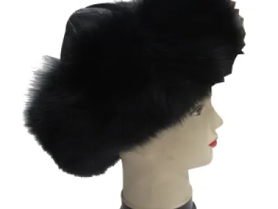 Bonnet chaud en renard