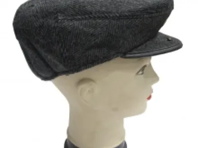 Béret casquette avec bouton-pression