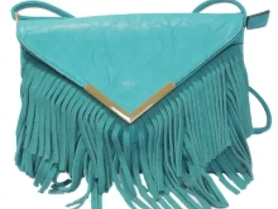 Sac à bandoulière enveloppe à franges