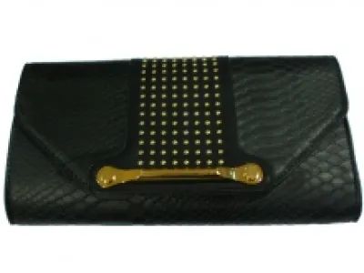 Pochette enveloppe avec rabat clouté