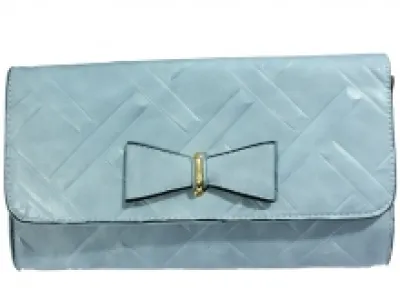 Pochette élégante ornée d'un noeud