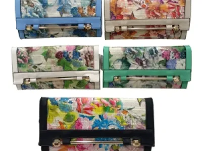 Pochette sublime imprimée fleurie