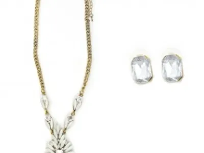 Parure luxe sertie de pierres