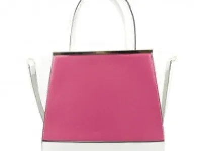 Sac à main avec côté transparent et pochette à l’intérieur