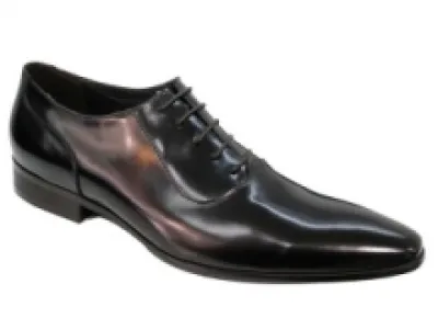 Chaussures de ville en cuir pour homme avec bout pointu et lacet